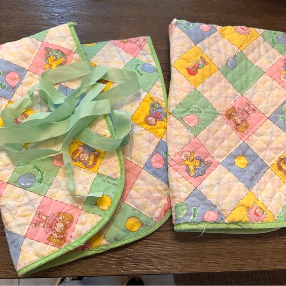 VINTAGE 1983 ORIGINAL CABBAGE PATCH KIDS QUILTED SLEEPING BAG COLECO Lot of 2 - Picture 11 of 11